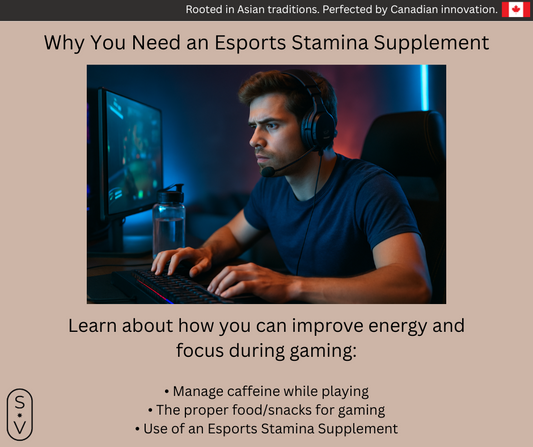 Gamer with Fatigue? Why You Need an Esports Stamina Supplement